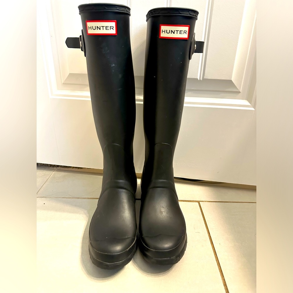 Hunter Black Boots